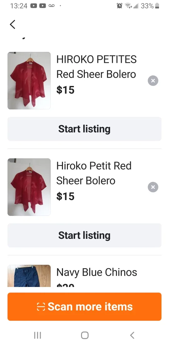 5pc. woman's clothing lot size L image indicator(8)