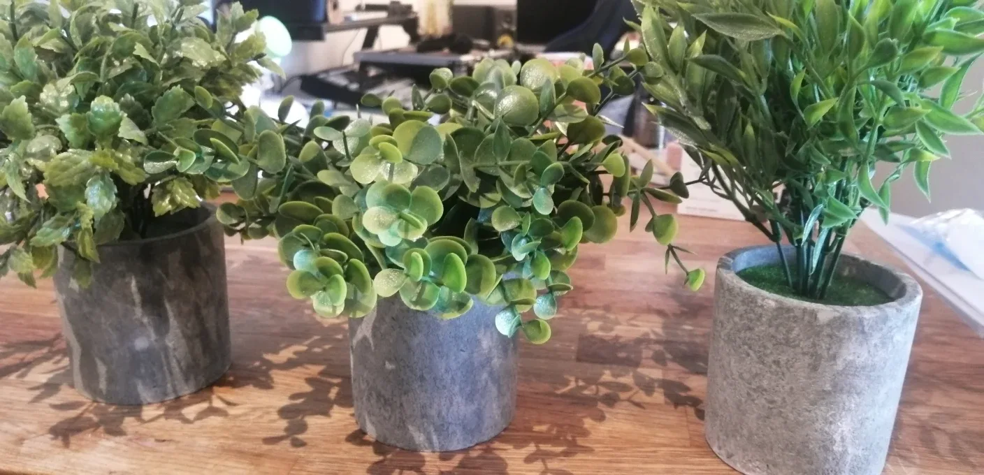 Artificial Potted Plants - Set of 3 thumbnail