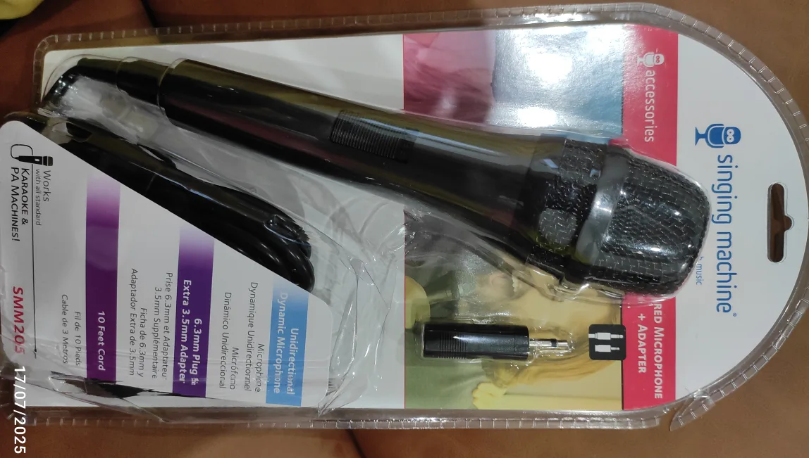 Singing Machine SMM205 Microphone w/ Adapter thumbnail