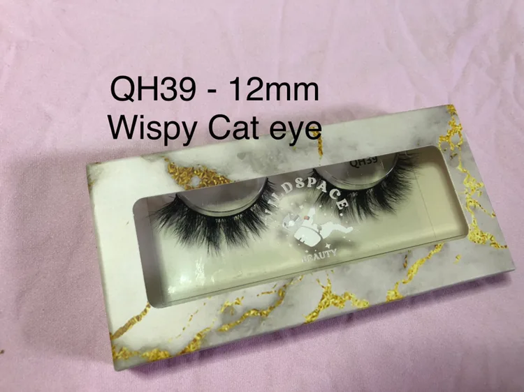 NEW- Wildspace Beauty 12mm Strip Lashes (Mink, Volume & Cat eye) image indicator(4)