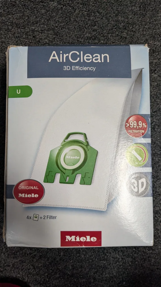Miele AirClean 3D Efficiency Vacuum Filter Bags #freecycle thumbnail