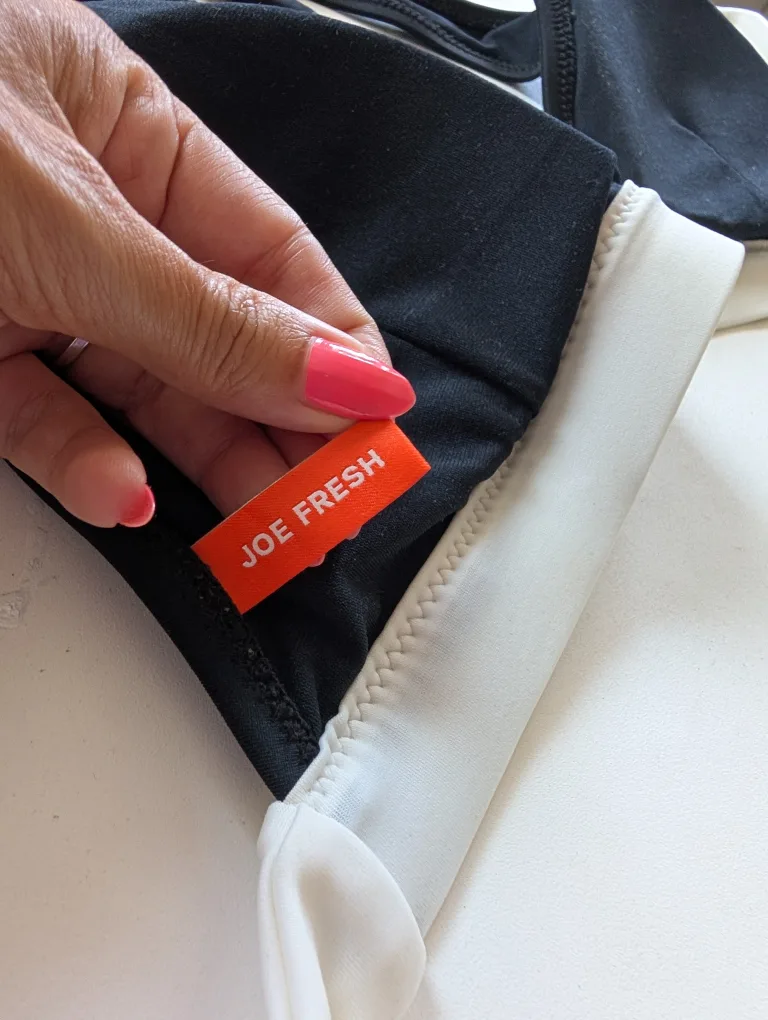 Joe Fresh Black & White Bikini Top🤍🖤 image indicator(2)