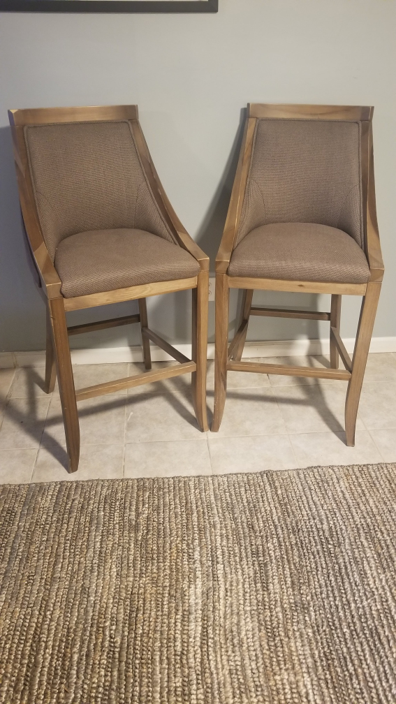 Set of 2 Counter Height Bar Stools