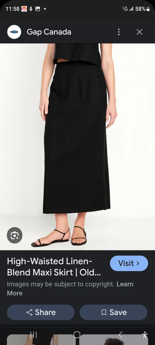 Old Navy Black Skirt - Size 2X thumbnail