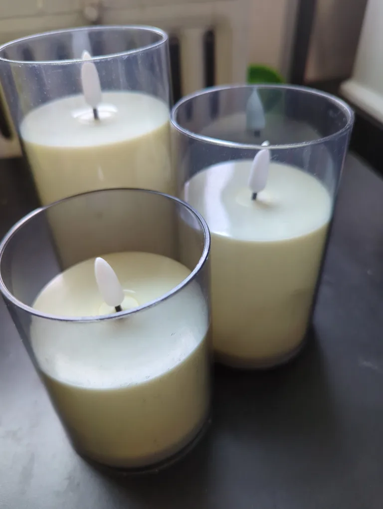 Set of 3 Flameless LED Candles thumbnail