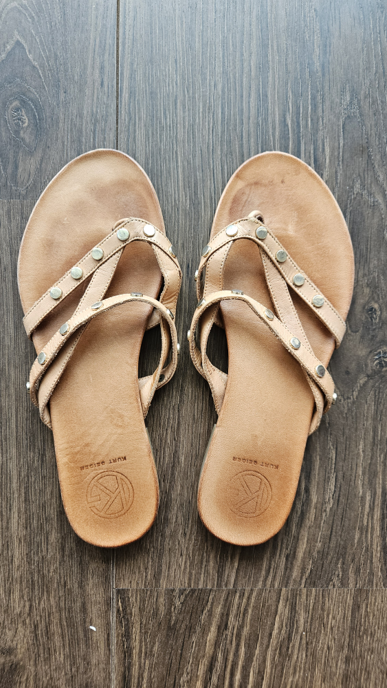 Kurt Geiger Leather Summer Sandals, Size 8