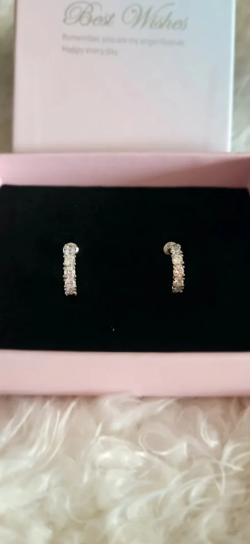 Gold Plated Silver Hoop Earrings - New 🇨🇦 thumbnail