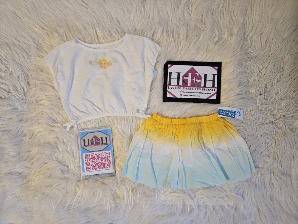 Carter's Girl's Top & Skirt Set