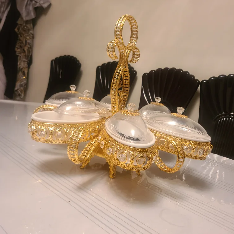 Gold Decorative Condiment Server thumbnail