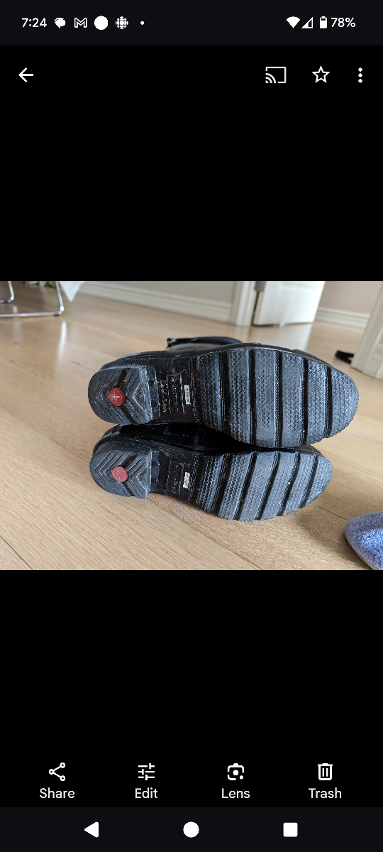 Hunter Black Rain Boots with Socks - photo 2