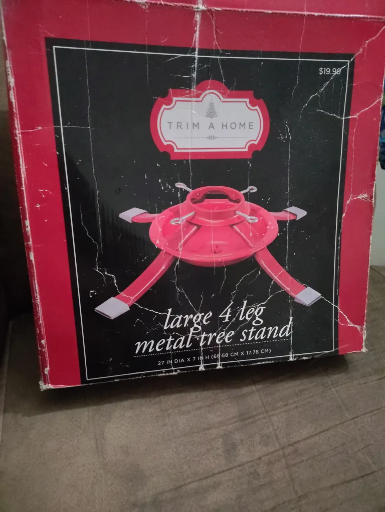Trim A Home Large 4 Leg Metal Tree Stand thumbnail