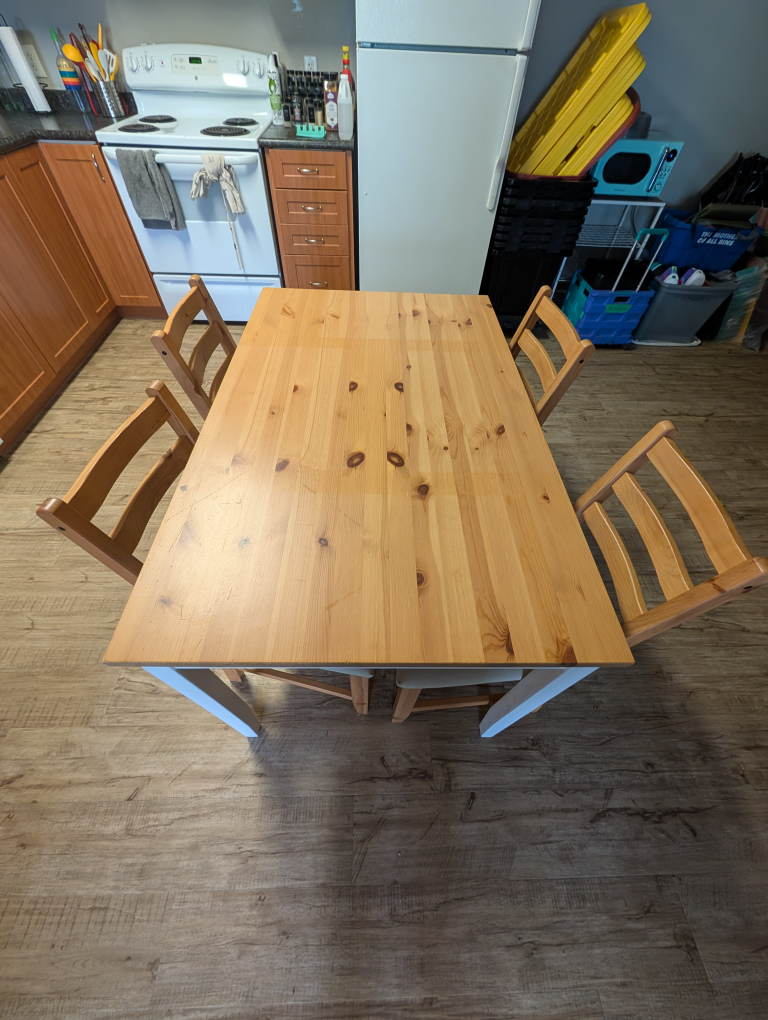 IKEA Dining Table & 4 Chairs
