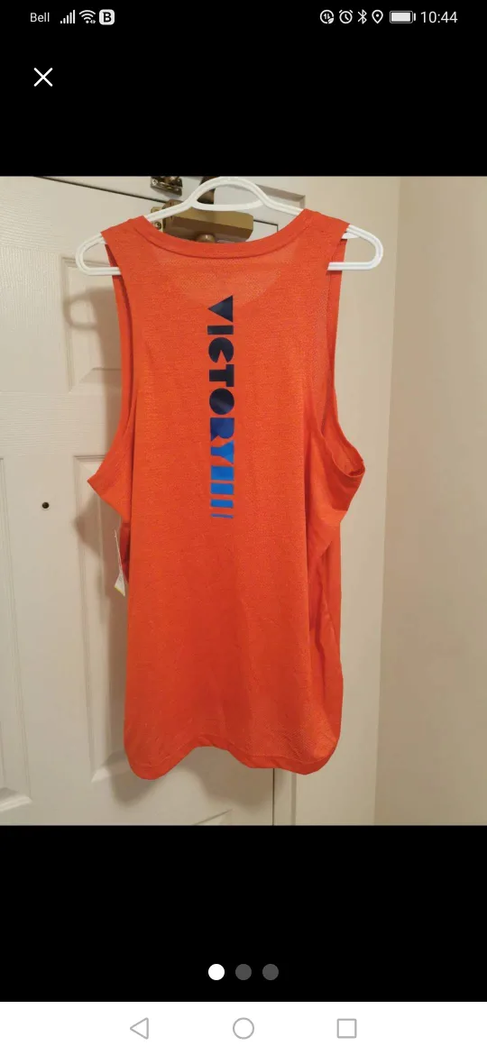 Old Navy Active Orange Tank Top - XL thumbnail