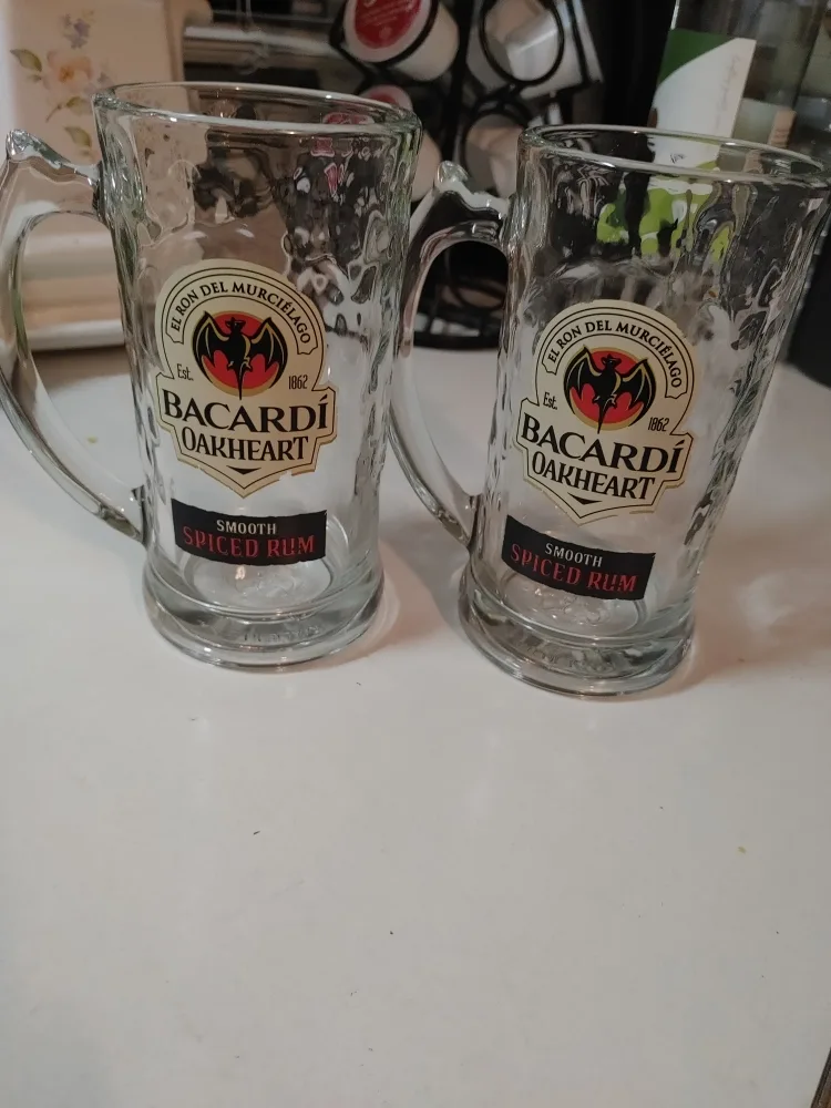 Bacardi Oakheart Spiced Rum Mugs - Set of 2 thumbnail