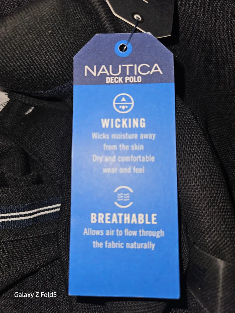 Nautica Deck Polo - Black, 3XL, New with Tags image indicator(2)
