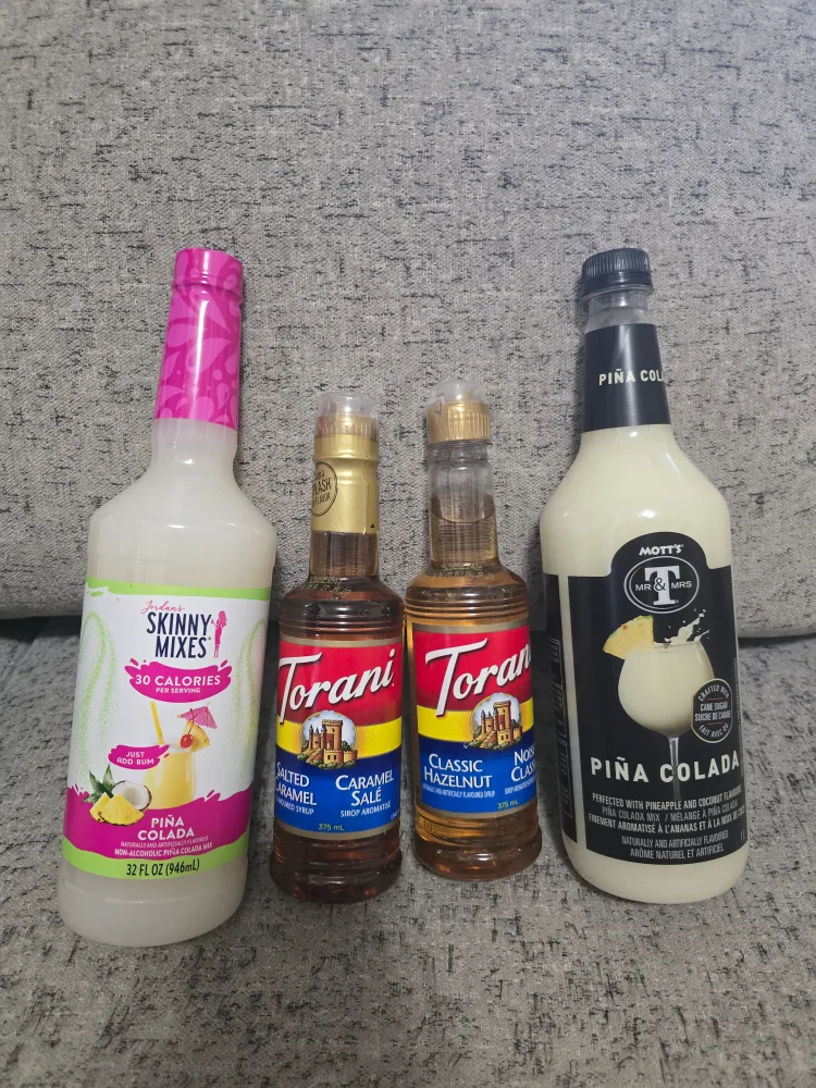 Coffee syrups and Pina colda mix (non- alcoholic) thumbnail