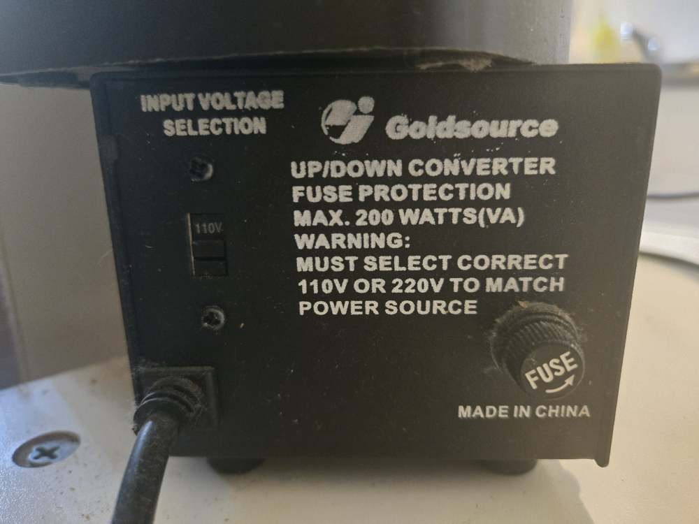 110 or 120 voltage converter