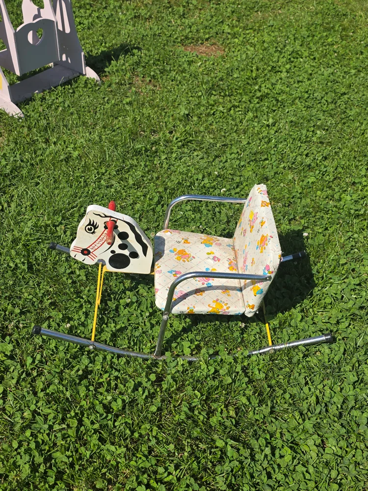 Vintage Rocking kids Chair thumbnail