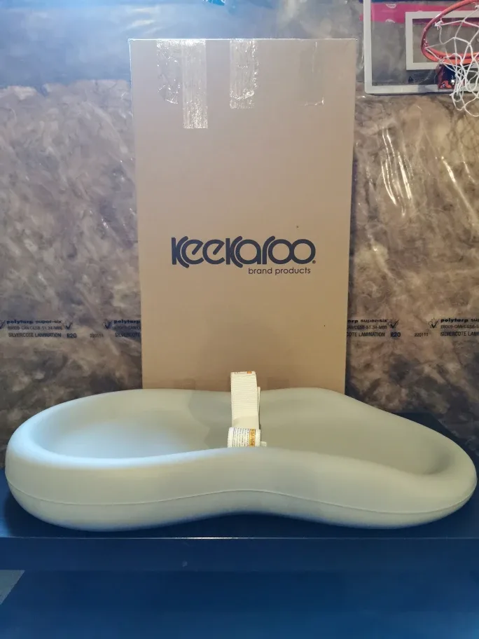 Keekaroo Peanut Diaper Changing Pad - Grey thumbnail