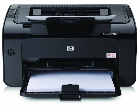 HP laserjet laser printer p1102w + Extra new refillable toner thumbnail