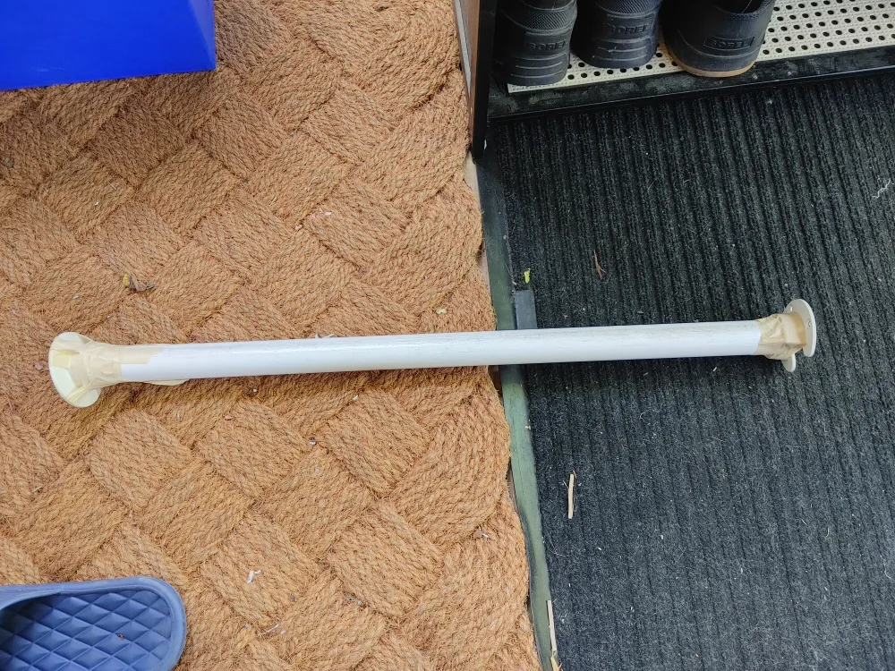 Adjustable White Closet Rod thumbnail