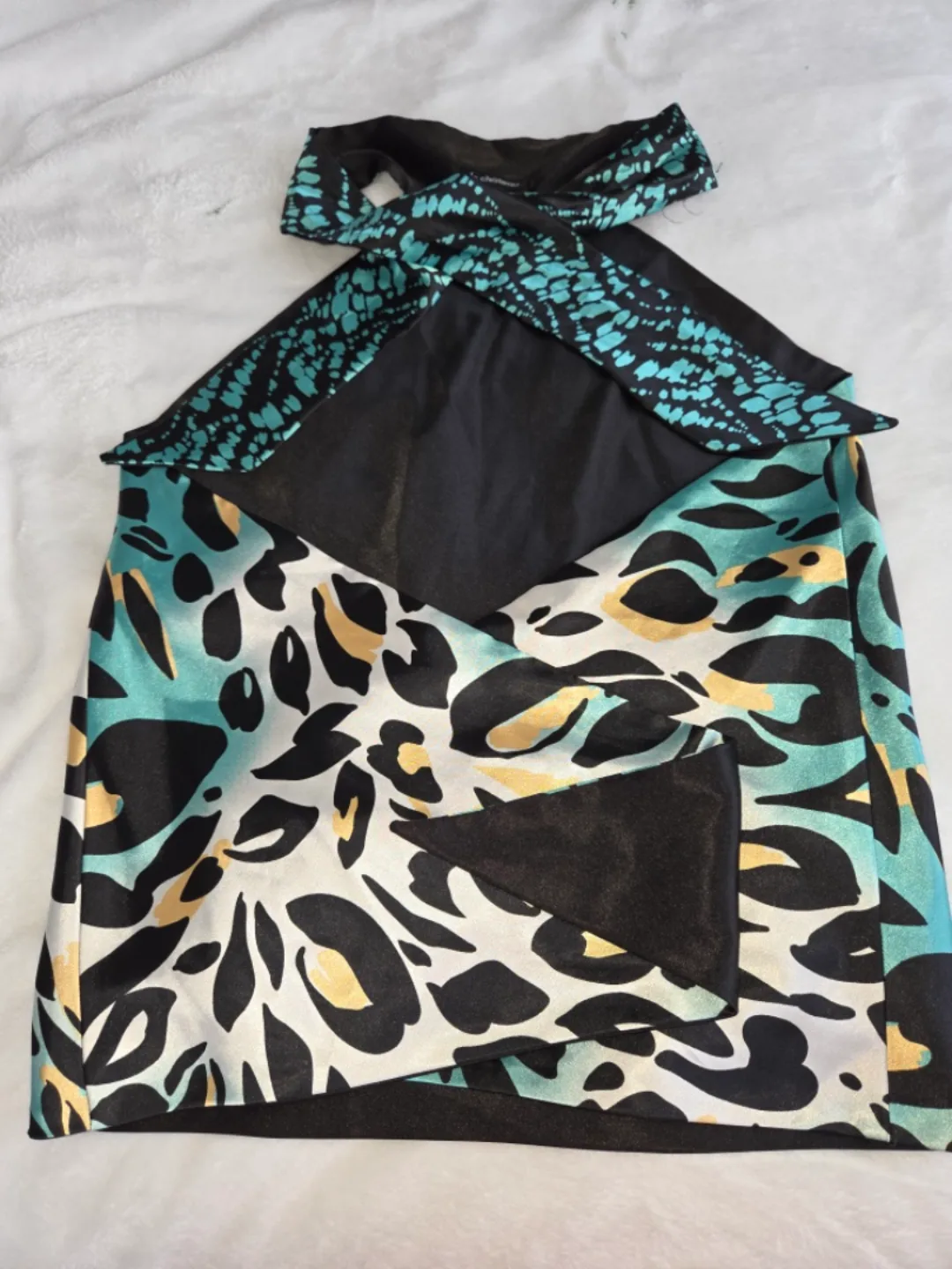 Animal Print Halter Top image indicator(2)