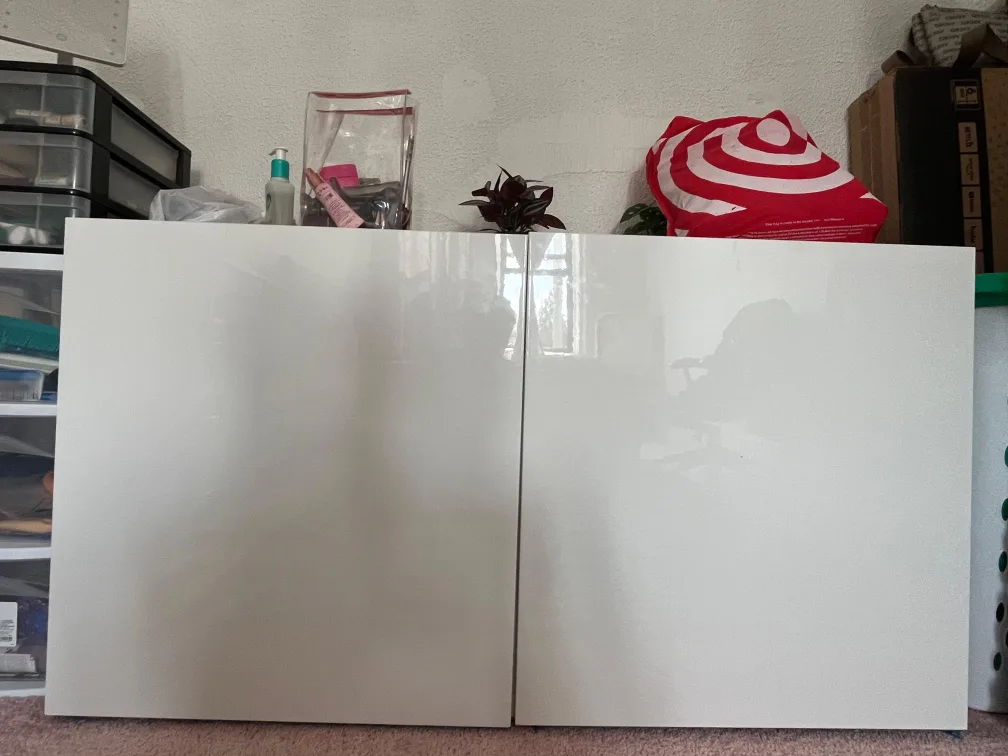 IKEA Besta White Cabinet thumbnail