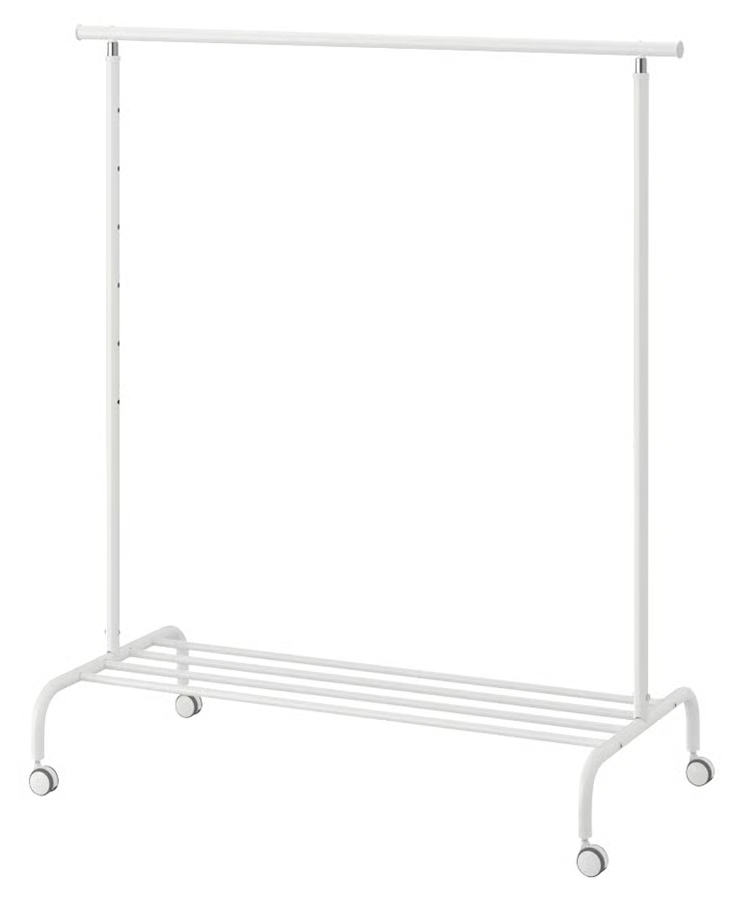 IKEA RIGGA Clothes Rack - White - photo 3