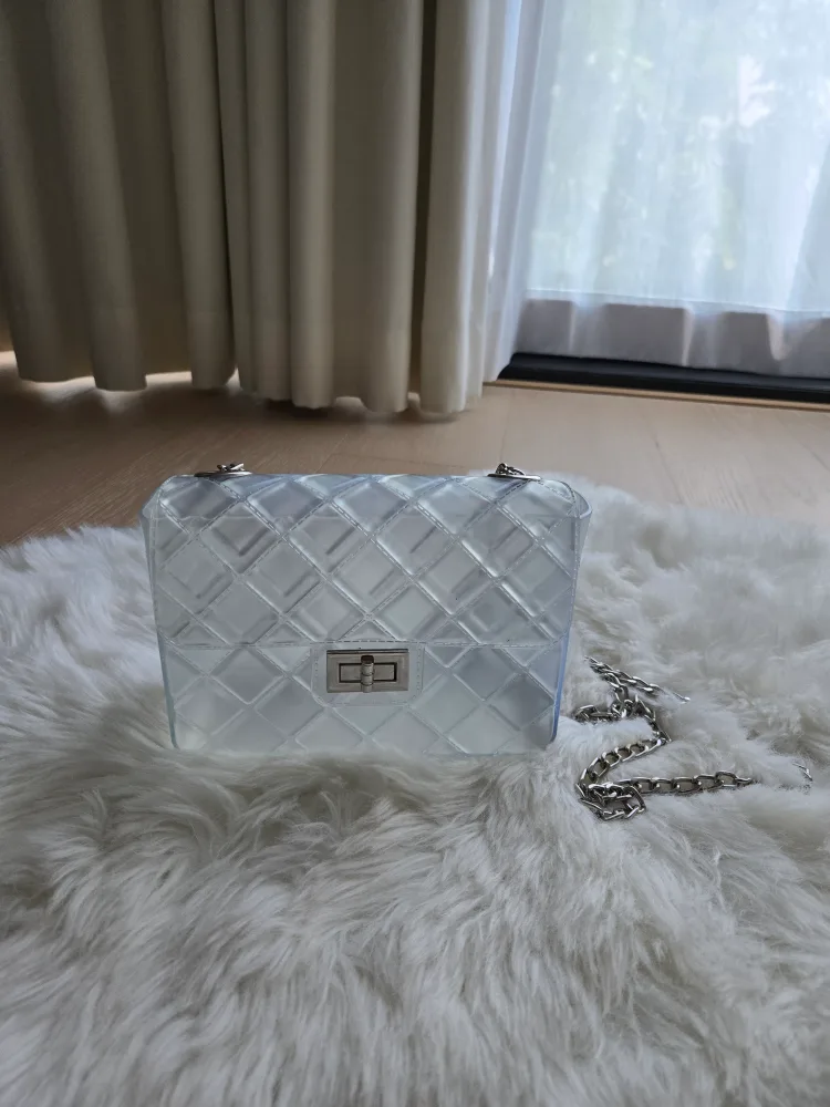 Clear Jelly Quilted Chain Bag thumbnail
