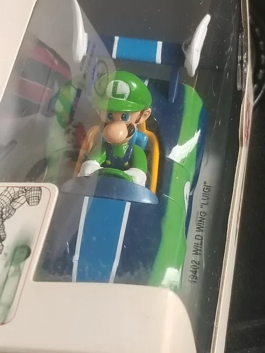 NEW Wii Mario Kart 19402 Wild Wing Luigi Race Car image indicator(2)