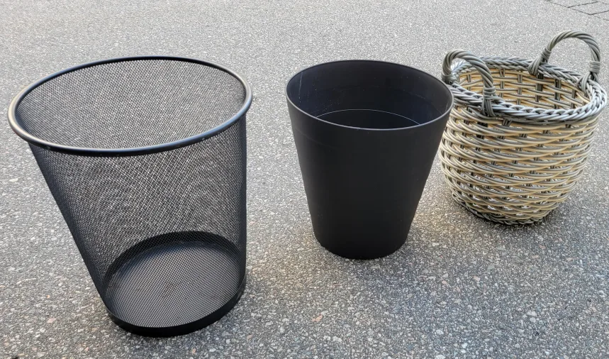Set of 3 Baskets/Trash Bins thumbnail