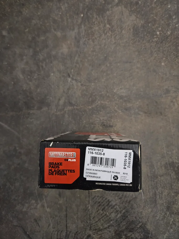 Motomaster OEPlus Front Brake Pads - Brand New! image indicator(3)