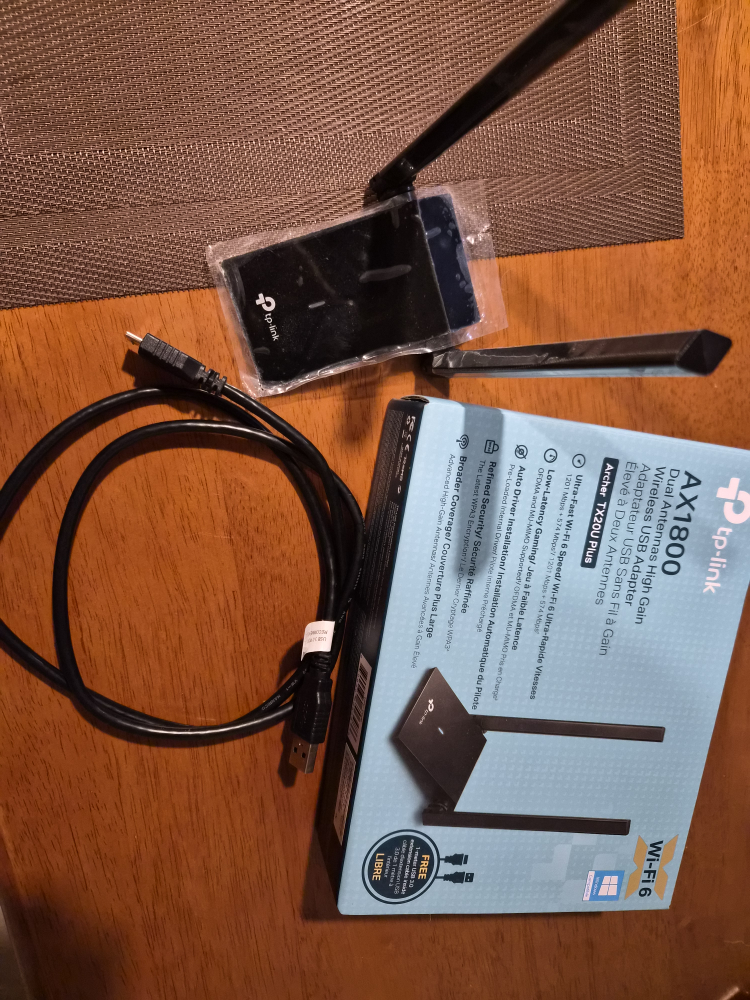 TP-Link AX1800 WiFi Adapter - New in Box! - photo 2