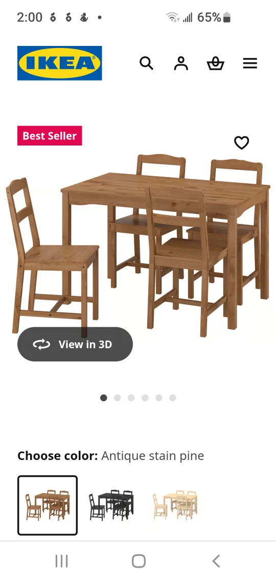 IKEA  Table with 4 Chairs thumbnail