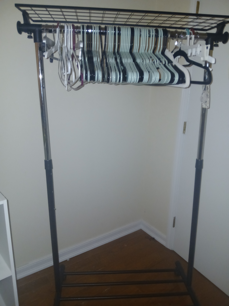 Adjustable Garment Rack - Black