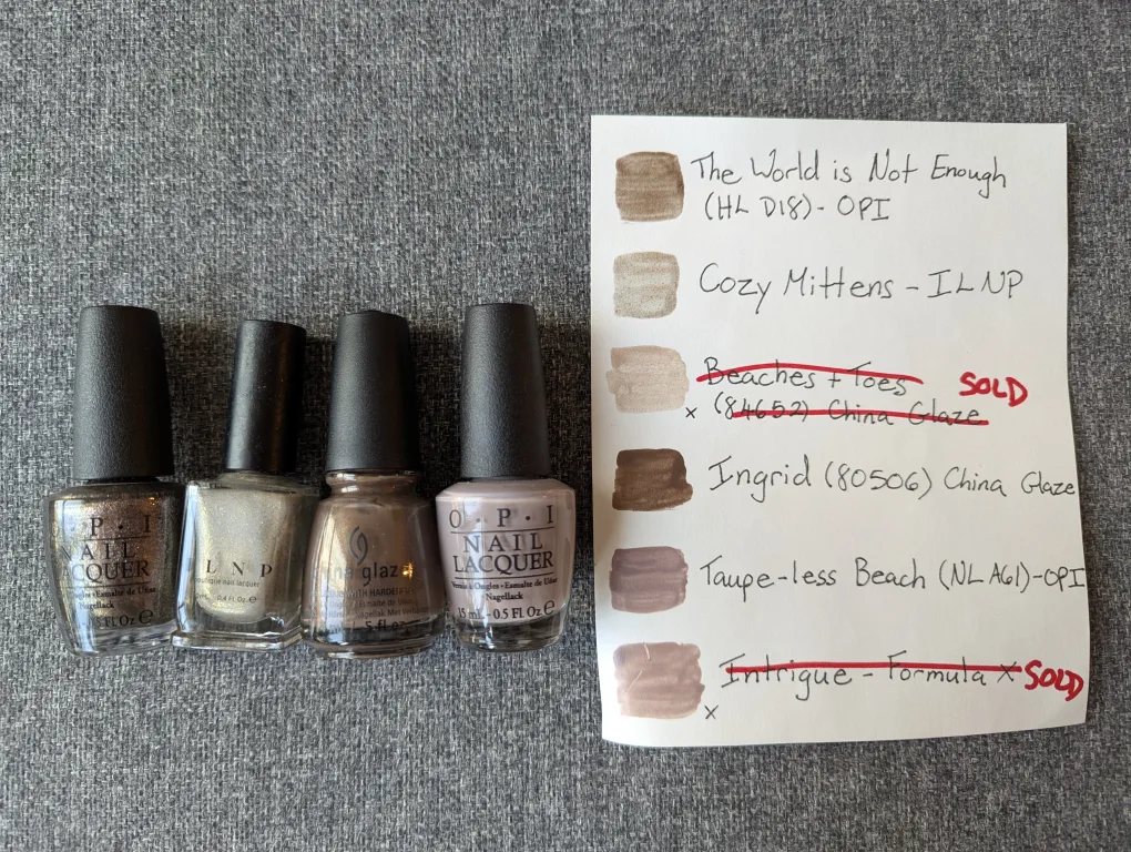 Nail Polish $5 each or $20 for 5 (Creams and Silvers) image indicator(4)