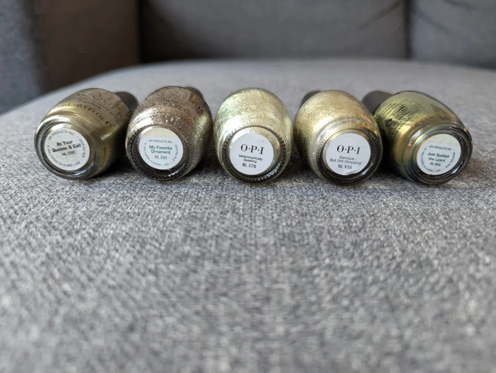 Nail Polish $5 each or $20 for 5 (Creams and Silvers) image indicator(8)