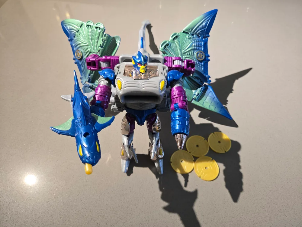 1998 Transformers Beast Wars Transmetals (Depth Charge) thumbnail