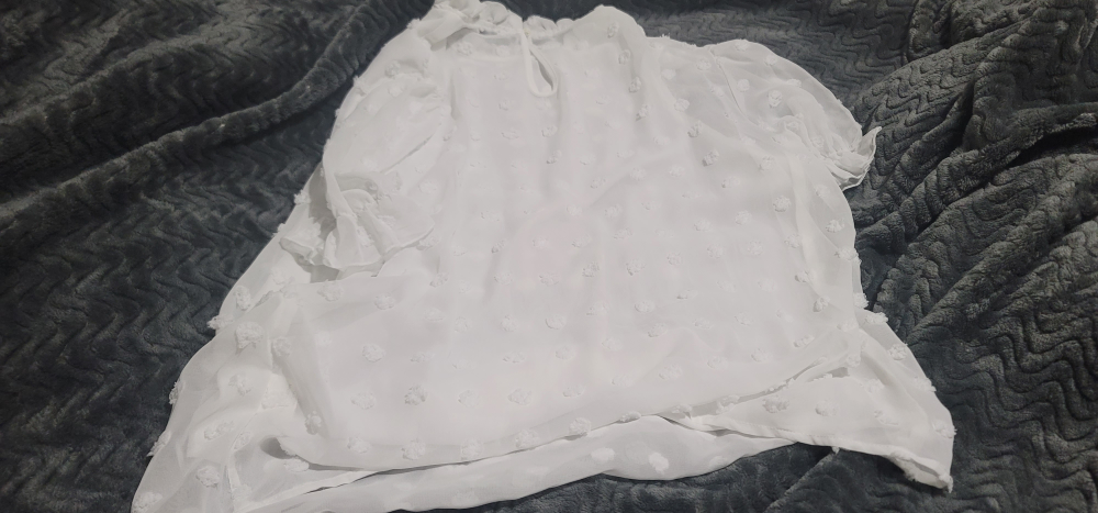 White Chiffon Blouse