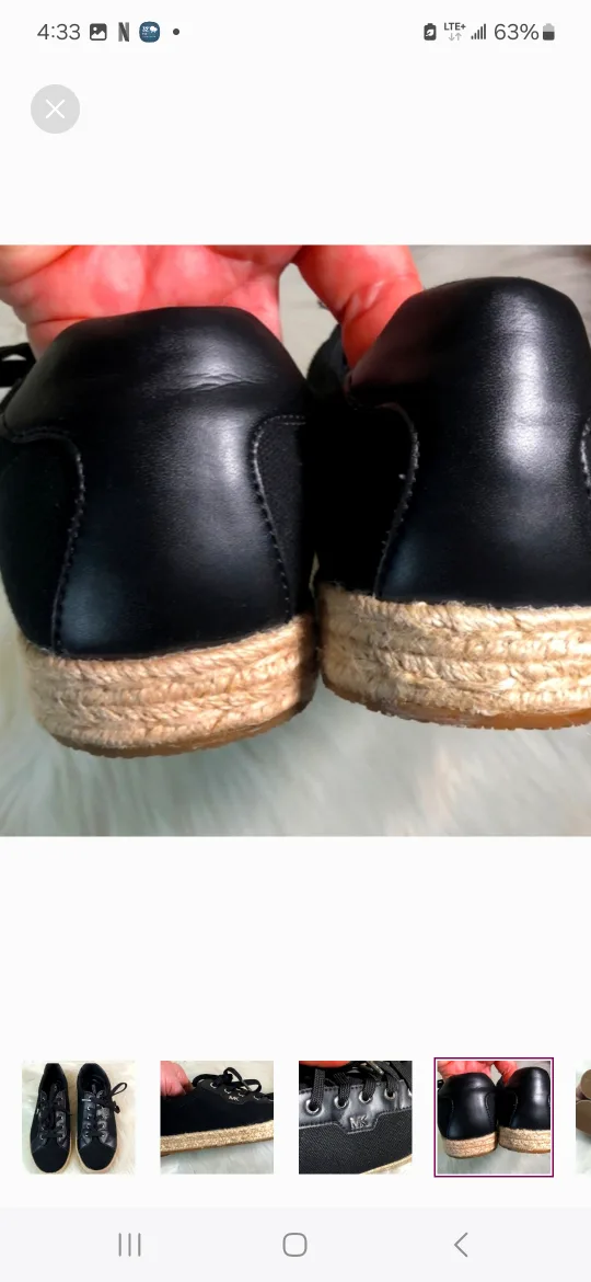 Brand new Michael Kors Black Espadrille Sneakers image indicator(5)