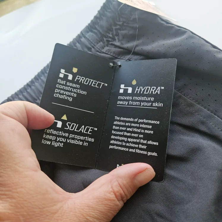 NWT Mens Hind Motion Athletic Shorts Lined Black Size XL image indicator(5)