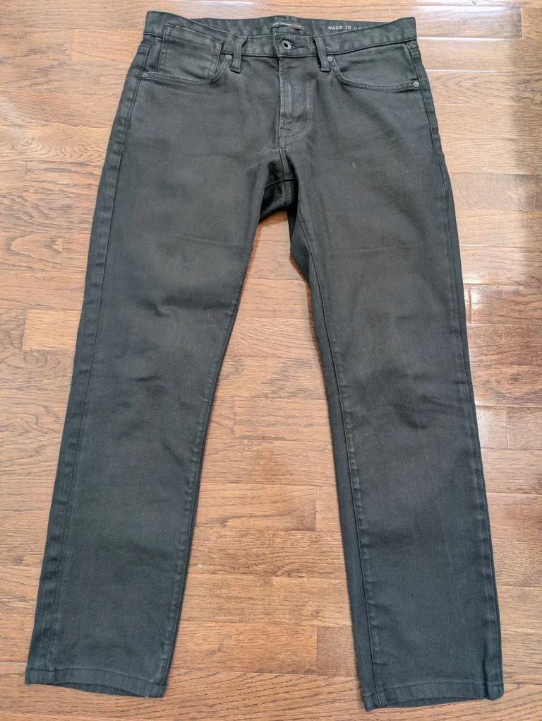 John Varvatos Bowery Slim Straight Black Jeans - Size 32 thumbnail