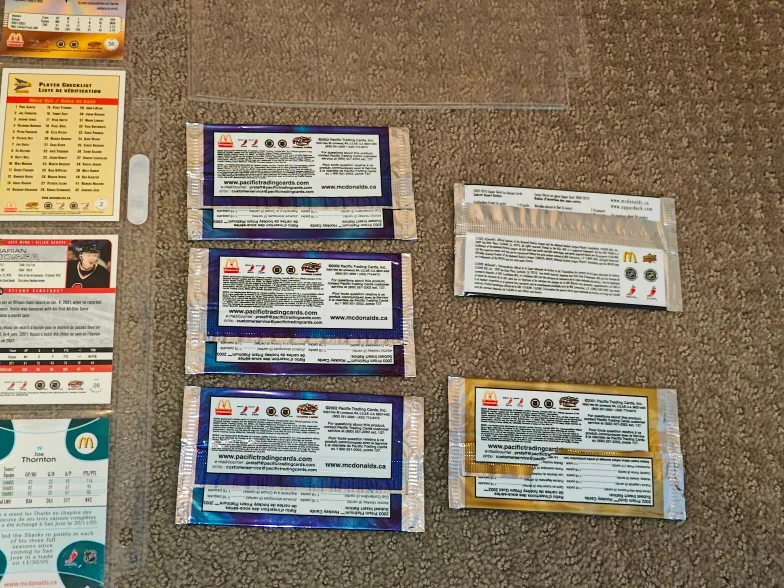 2000 2001 2002 2009 McDonalds Hockey Trading Cards - 62 Count image indicator(10)