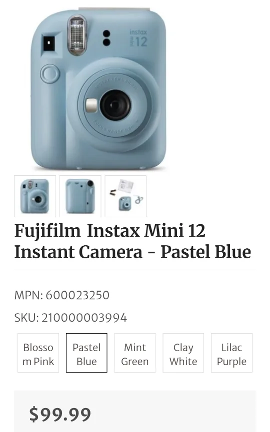 Fujifilm Instax Mini 12 - 2 cases of film included [40 pics] image indicator(5)
