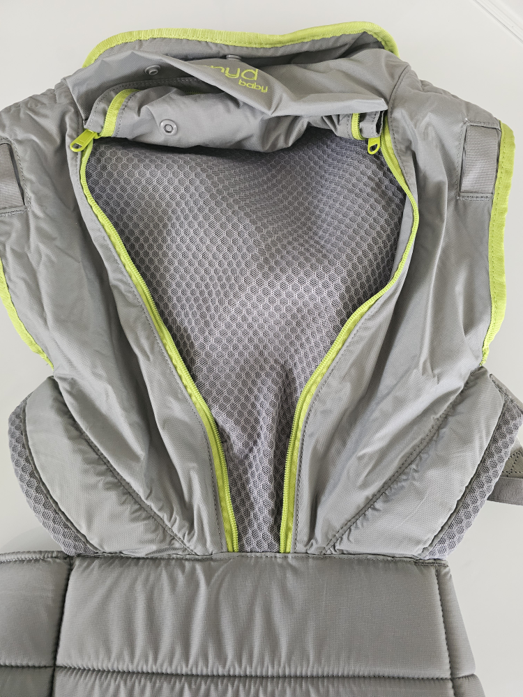 Onya Baby Carrier w/ Infant Booster - Grey & Green