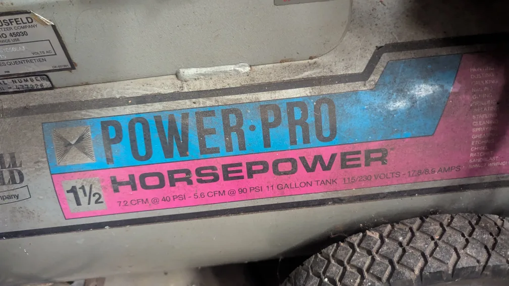 Campbell Hausfeld Power Pro Air Compressor image indicator(2)