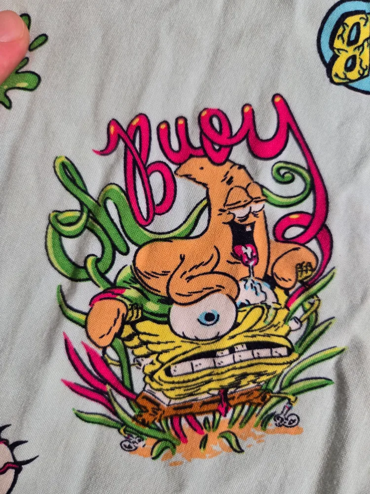Spongebob Button Up Shirt Large thumbnail
