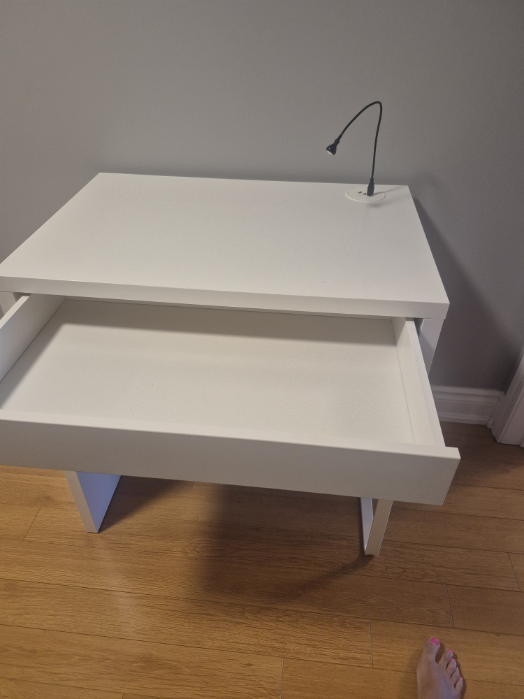 IKEA White Desk - photo 2