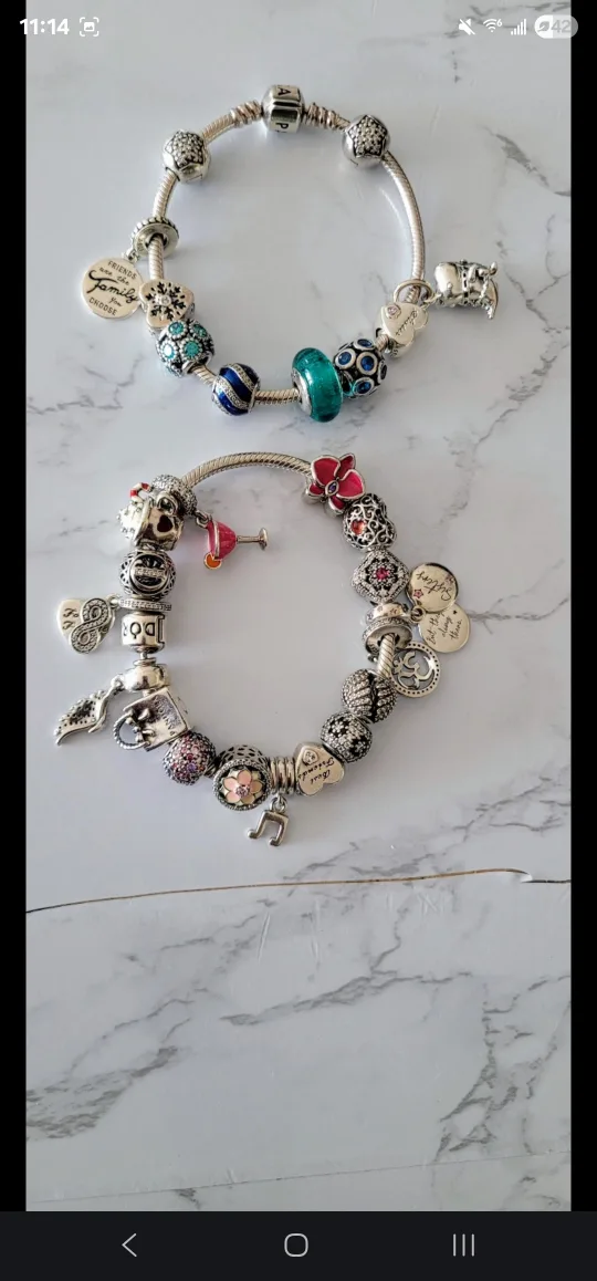 Pandora Charm Bracelets (Each charm and braclet $50-$80) thumbnail