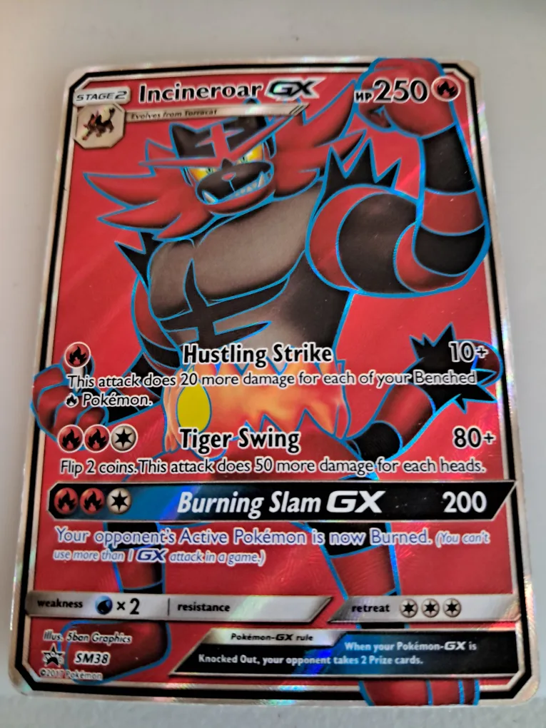 Incineroar GX Pokemon Card thumbnail